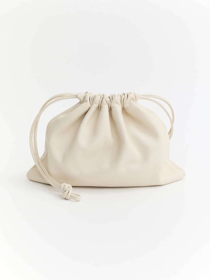Fin Drawstring Bag: Oat