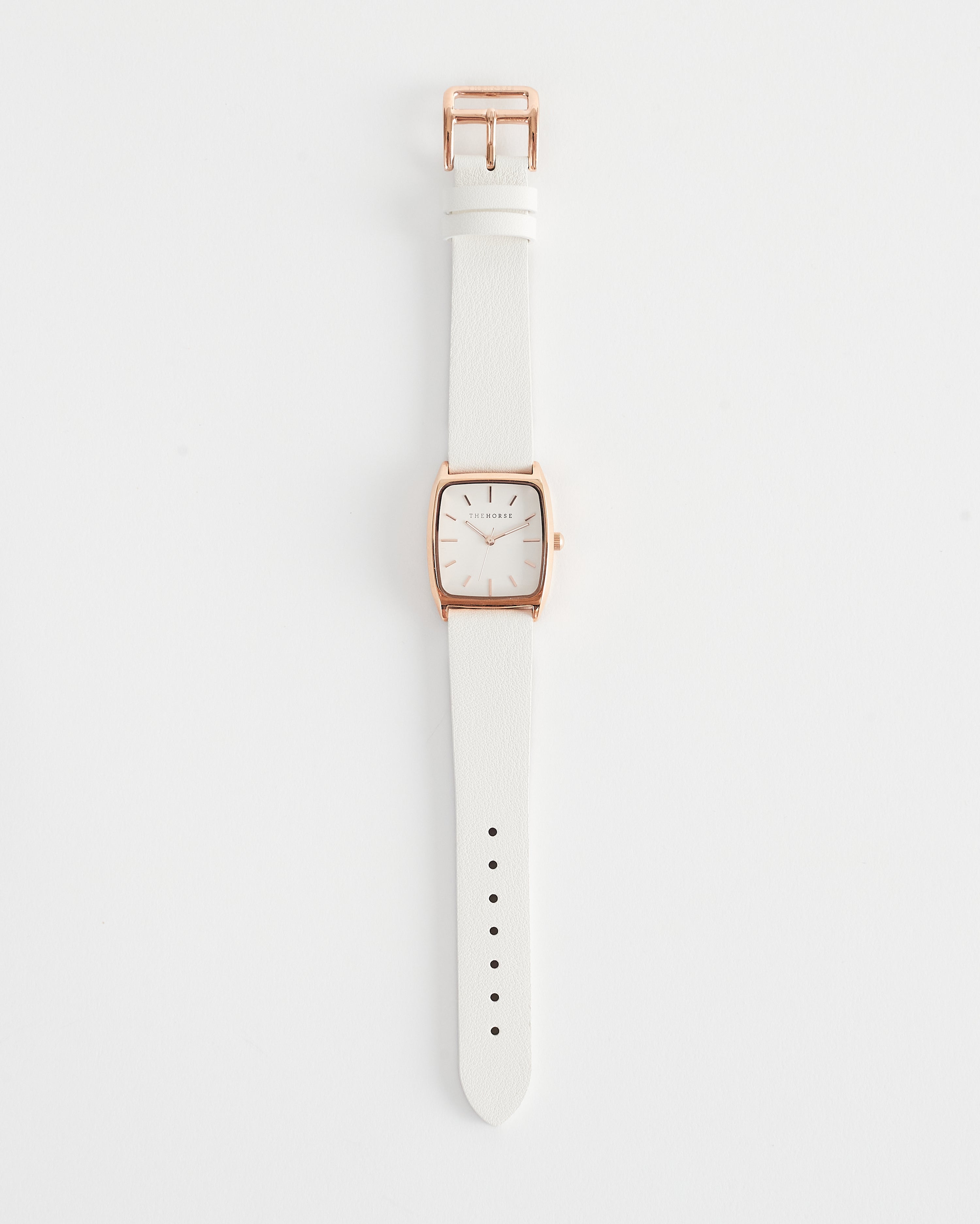 The Dress Watch: Rose Gold Case / White Dial / Milk Leather  display picture 1