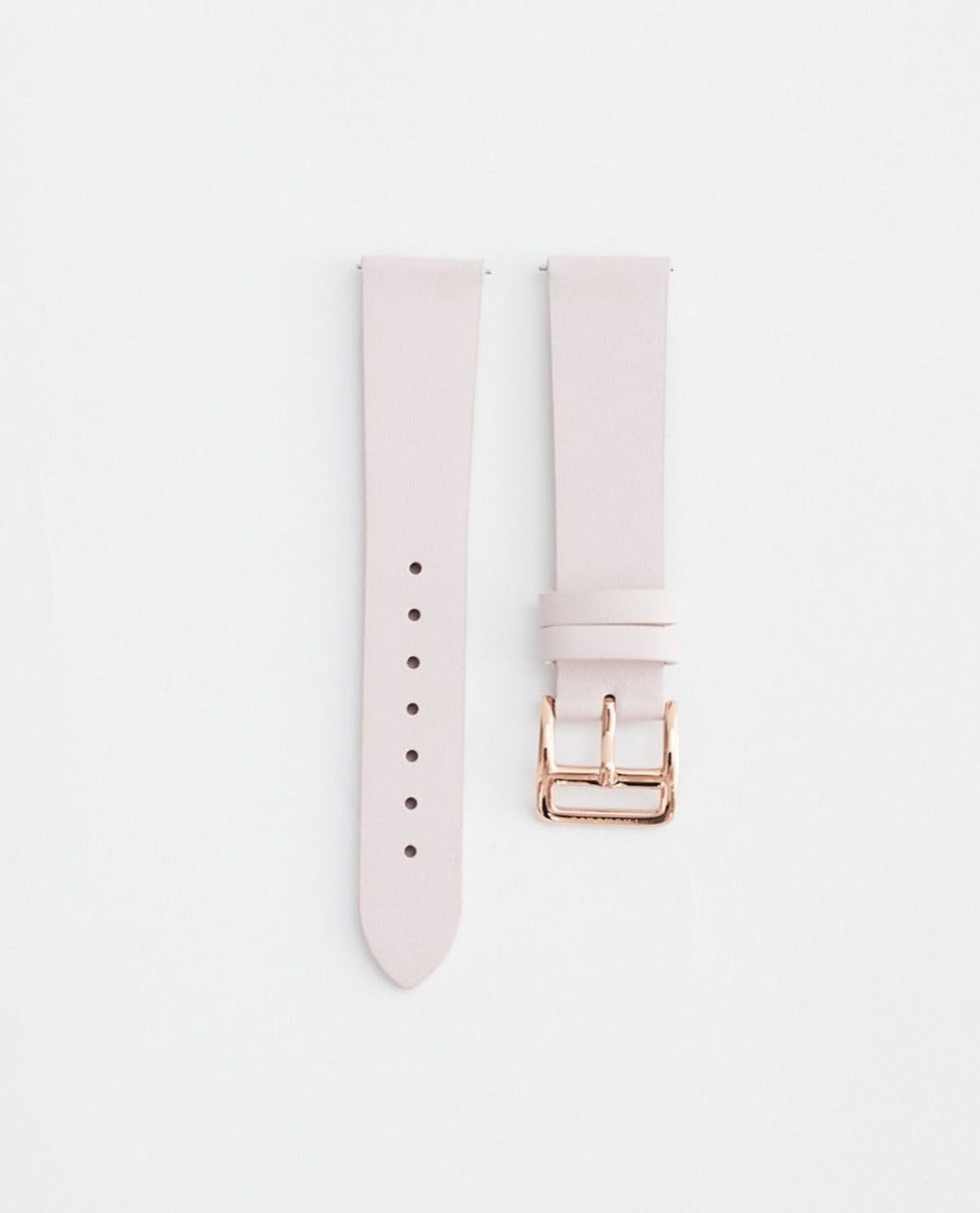 The 18mm Dress Watch in Pink Leather Rose Gold Strap The Horse USA