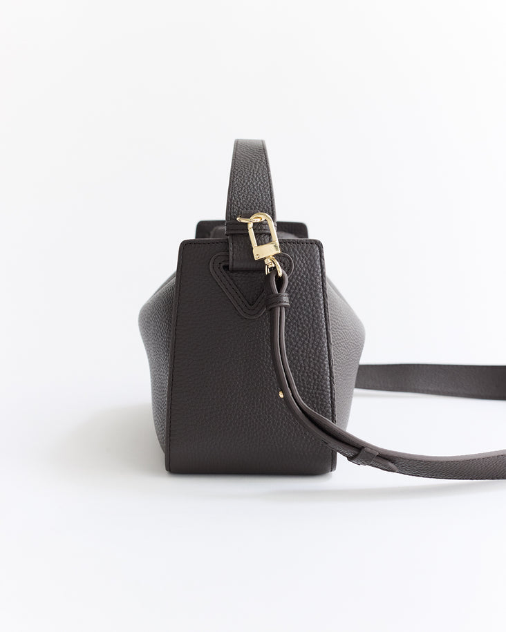 Clementine Bag: Bark with Gold