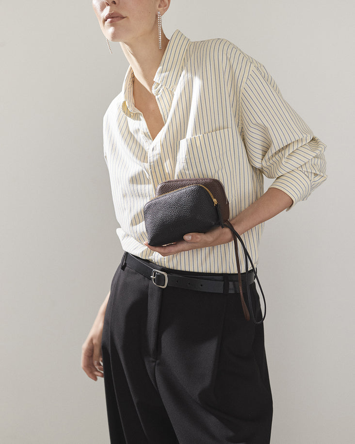 Wrist Pouch: Black Gold