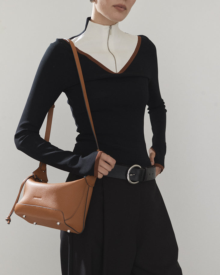 Mini Lou Bag: Tan