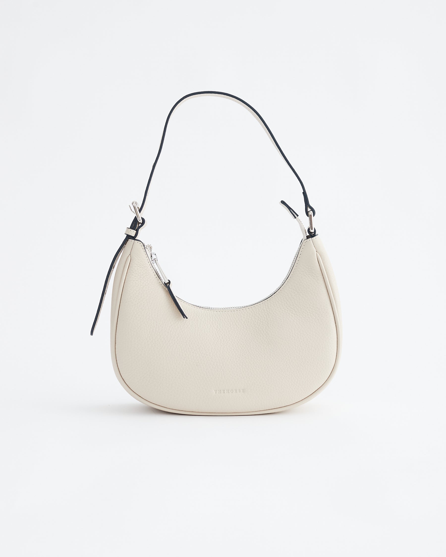 Friday Bag: Leather Crescent Bag in Oat | The Horse USA Friday Bag: Leather Crescent Bag in Oat | The Horse USA