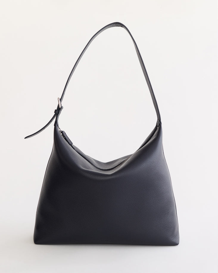 Large Daisy Bag: Navy