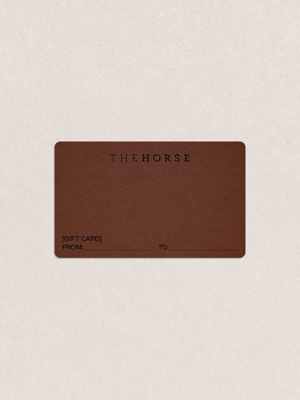 Gift Card | The Horse