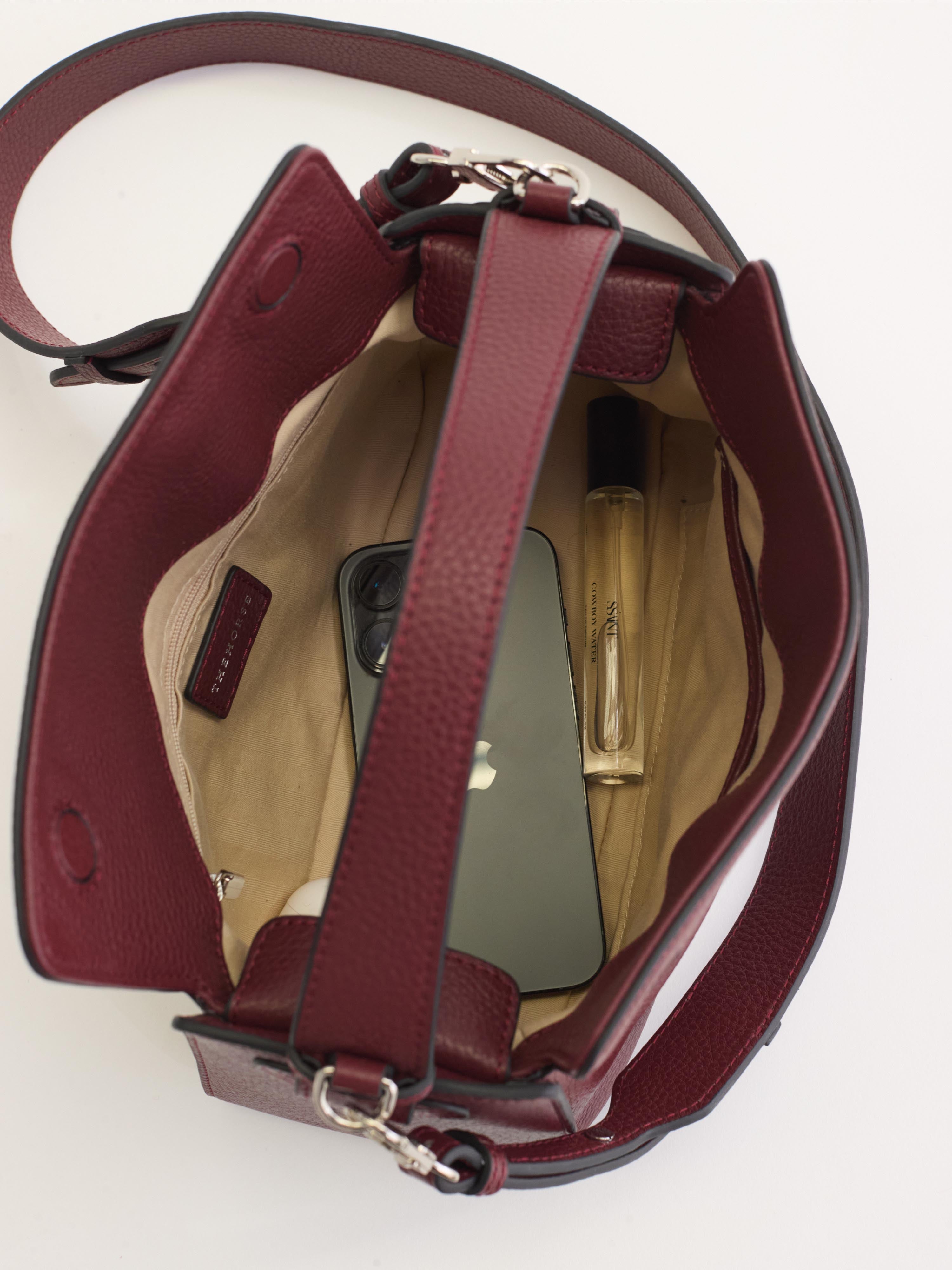 Clementine Bag in Burgundy | The Horse