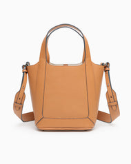 Alexie Tote: Tan Pebbled Leather
