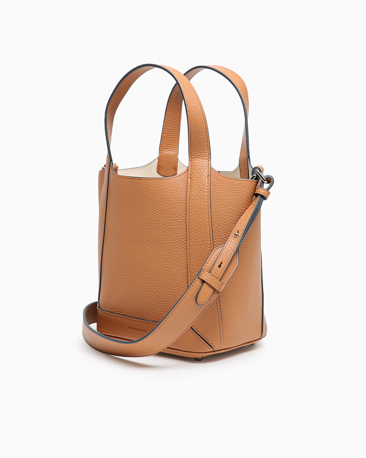 Alexie Tote: Tan Pebbled Leather
