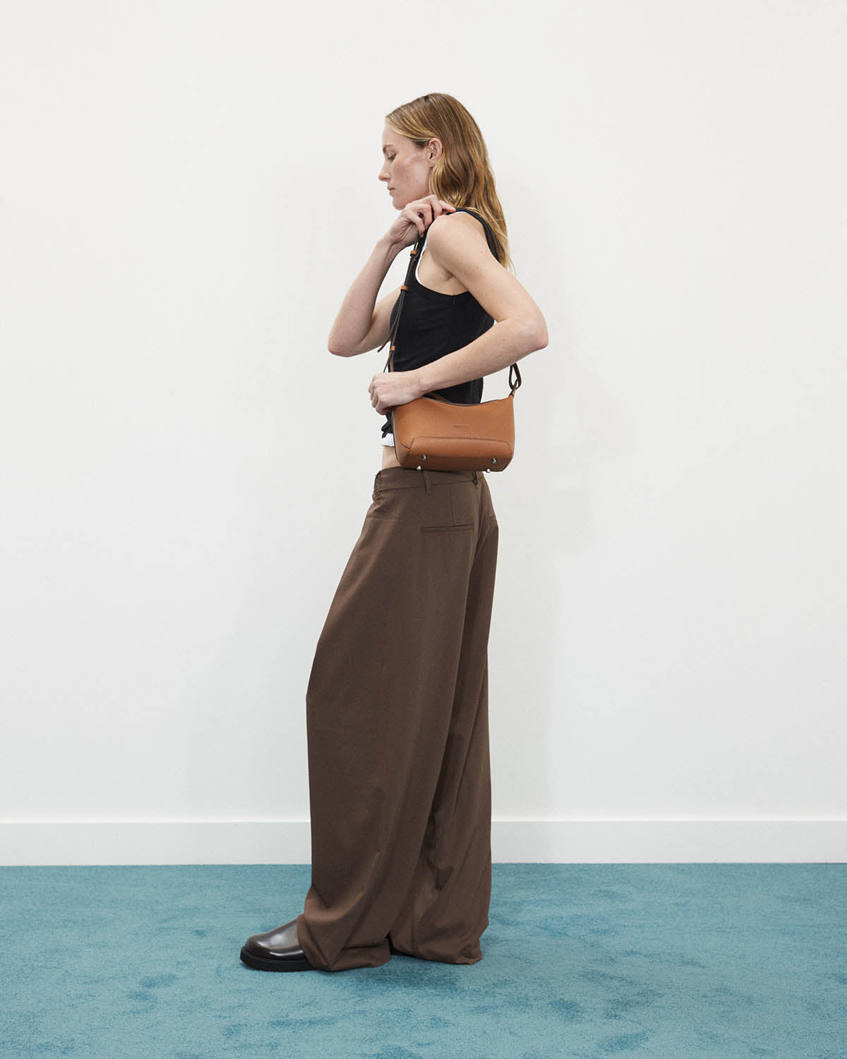 Mini Lou Bag: Tan