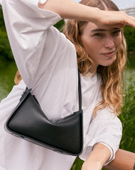 Clementine Shoulder Bag: Black