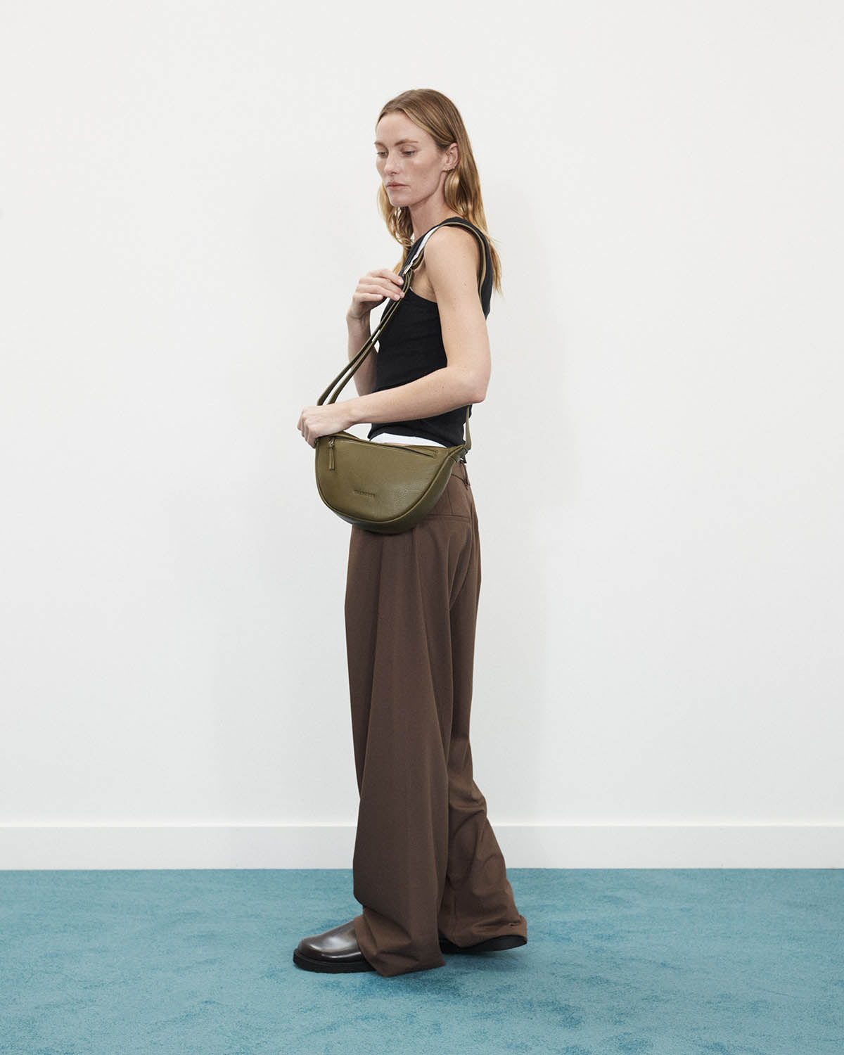 Sporty Crossbody: Olive