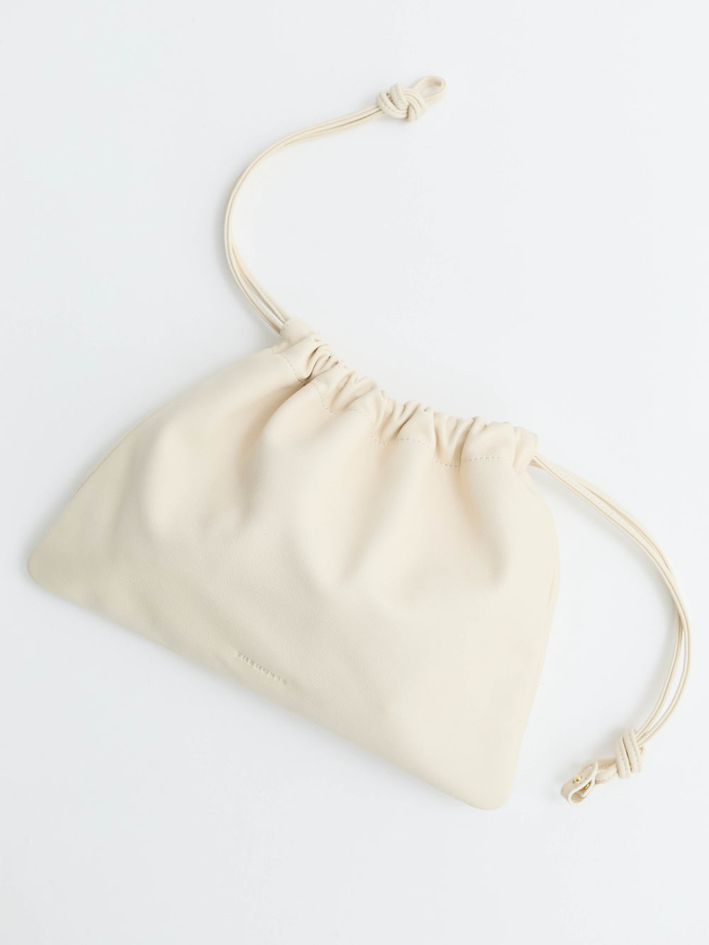 Fin Drawstring Pouch in Oat | The Horse