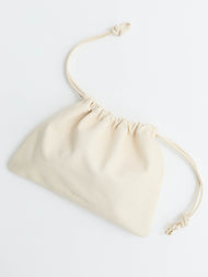 Fin Drawstring Bag: Oat