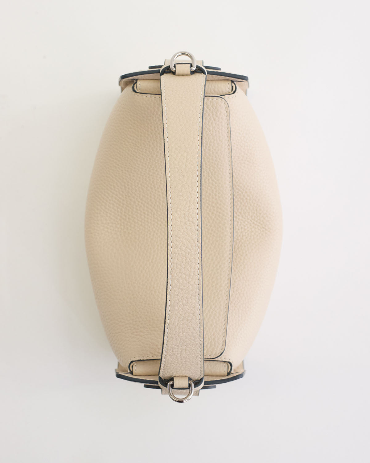 Clementine Bag: Oat Pebbled Leather