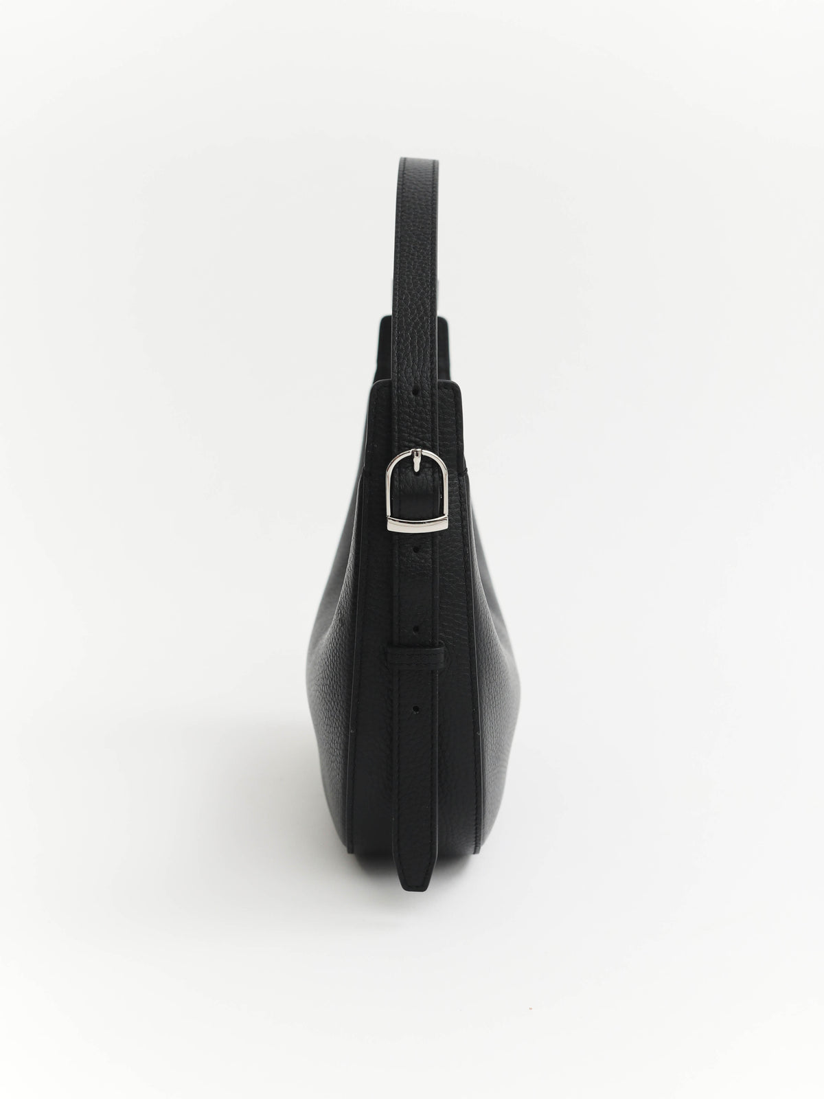 Friday Bag: Black Pebbled Leather