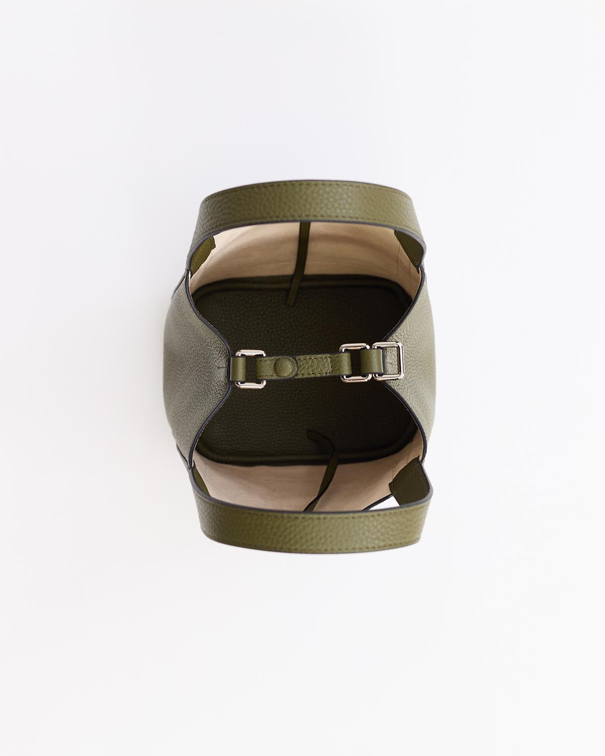 Alexie Tote: Olive Pebbled Leather