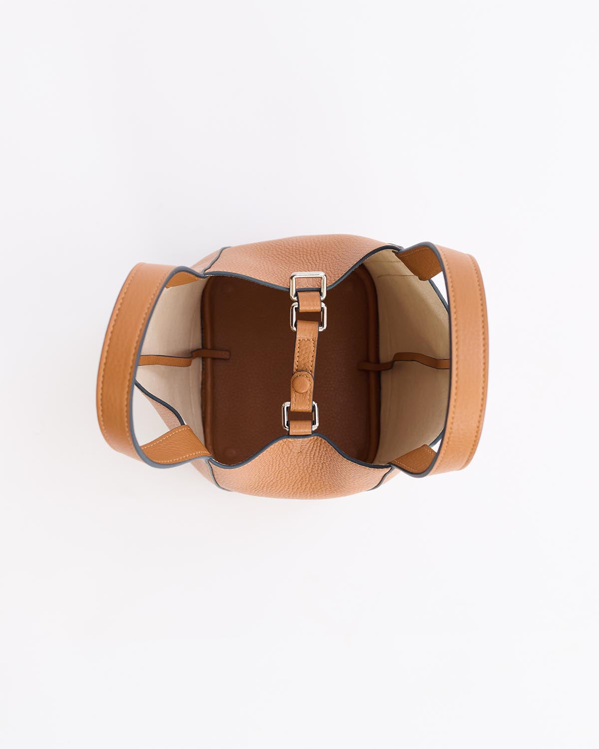 Alexie Tote: Tan Pebbled Leather