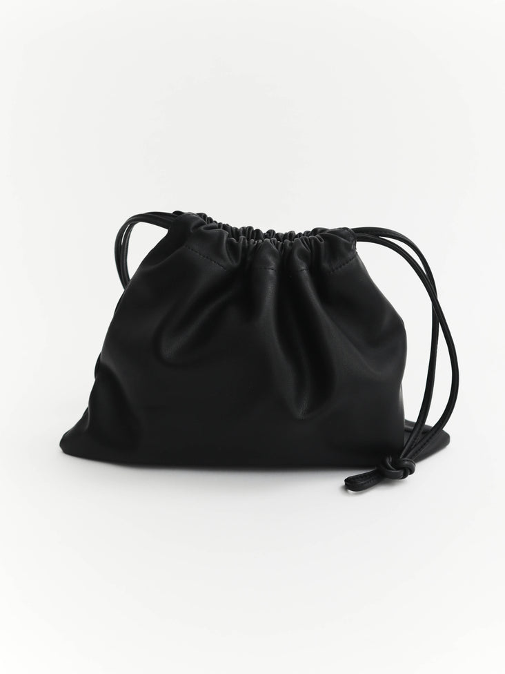 Fin Drawstring Bag: Black