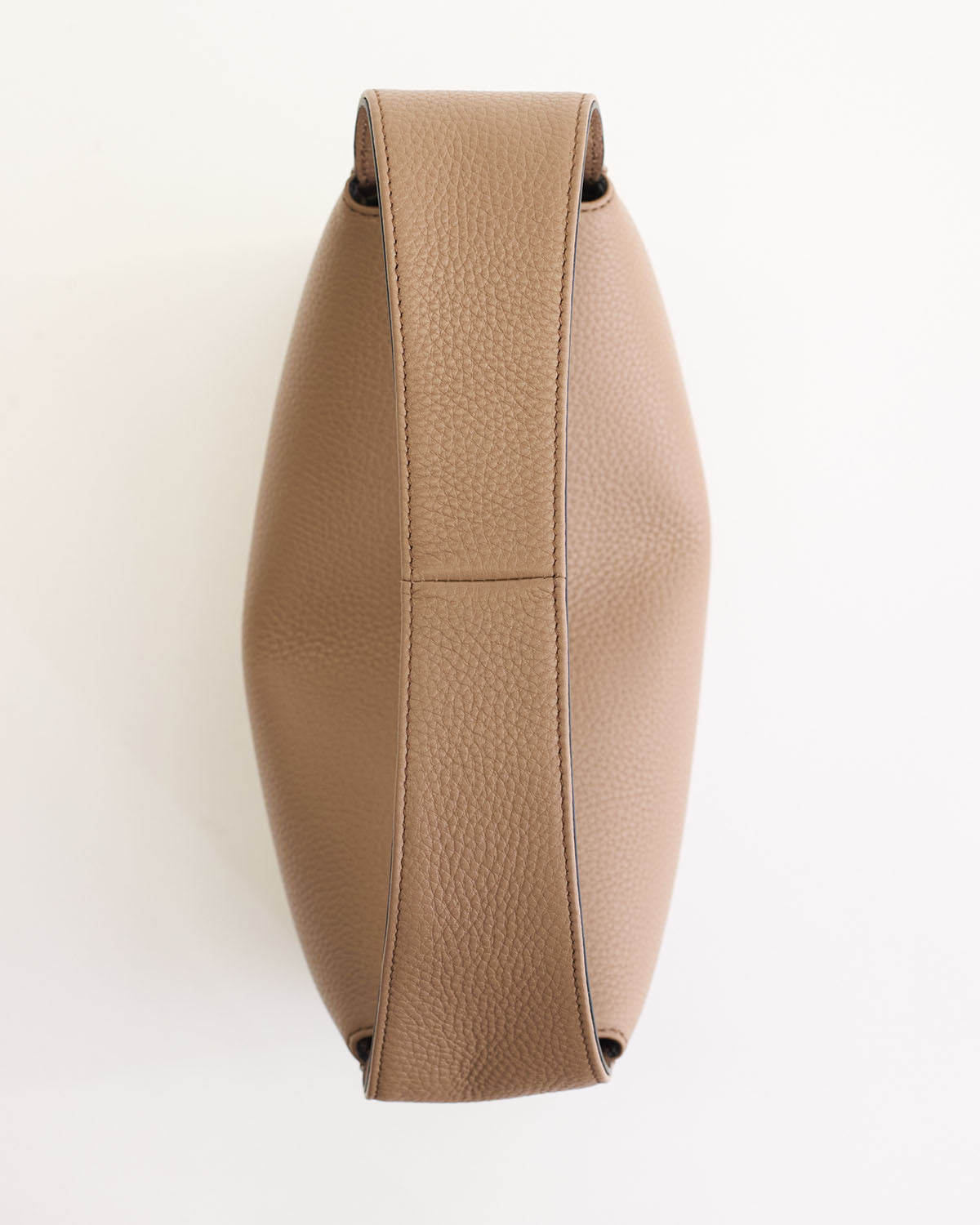 Mae Bag: Taupe Pebbled Leather