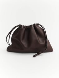 Fin Drawstring Bag: Coffee