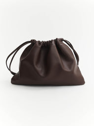 Fin Drawstring Bag: Coffee