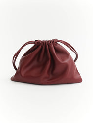 Fin Drawstring Bag: Cedar Red