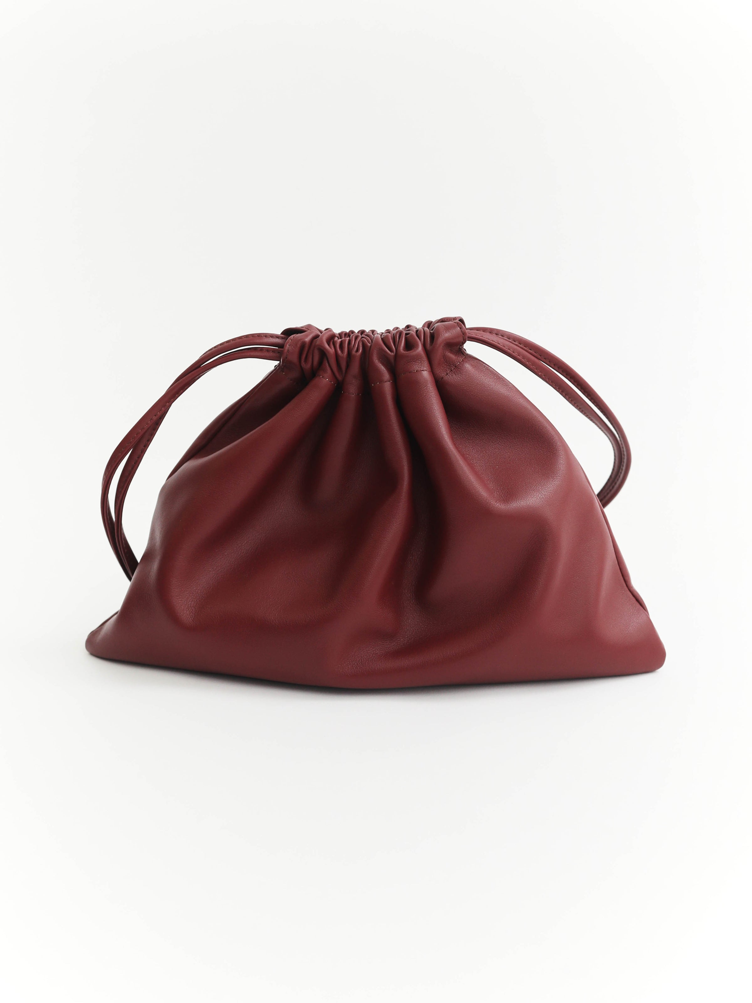 Fin Drawstring Bag: Cedar Red