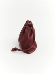 Fin Drawstring Bag: Cedar Red