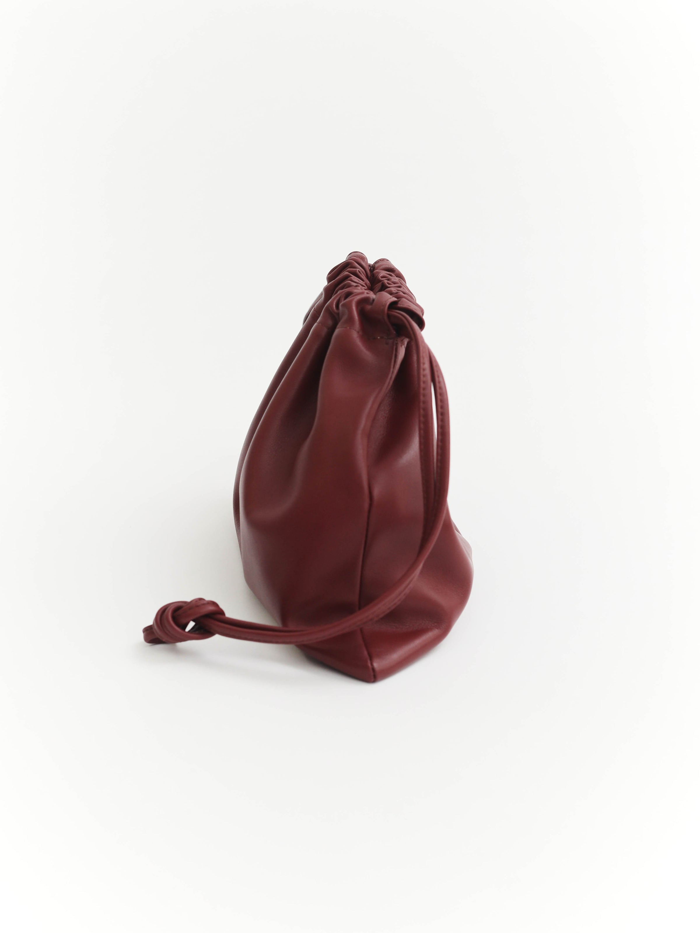 Fin Drawstring Bag: Cedar Red