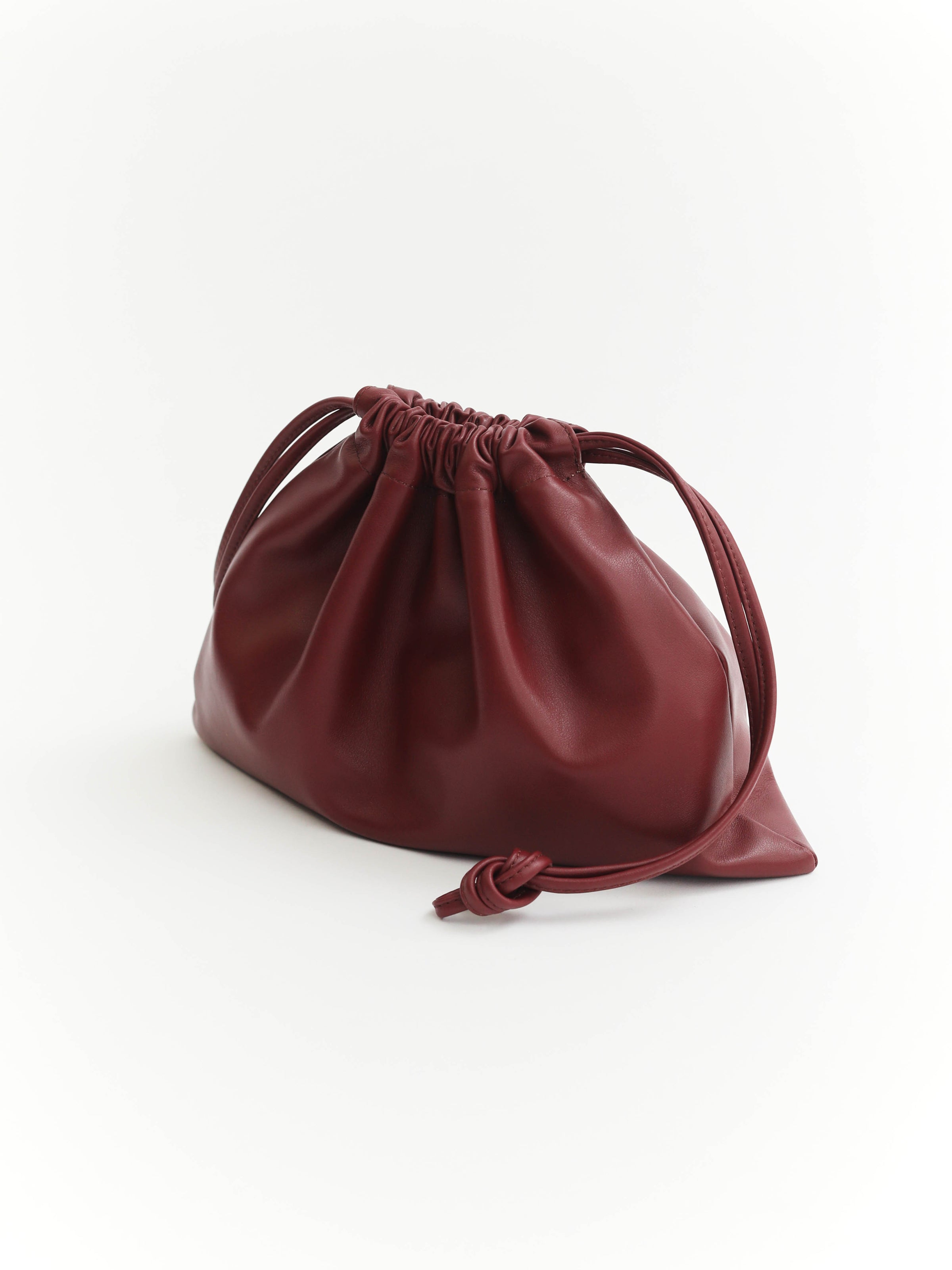 Fin Drawstring Bag: Cedar Red