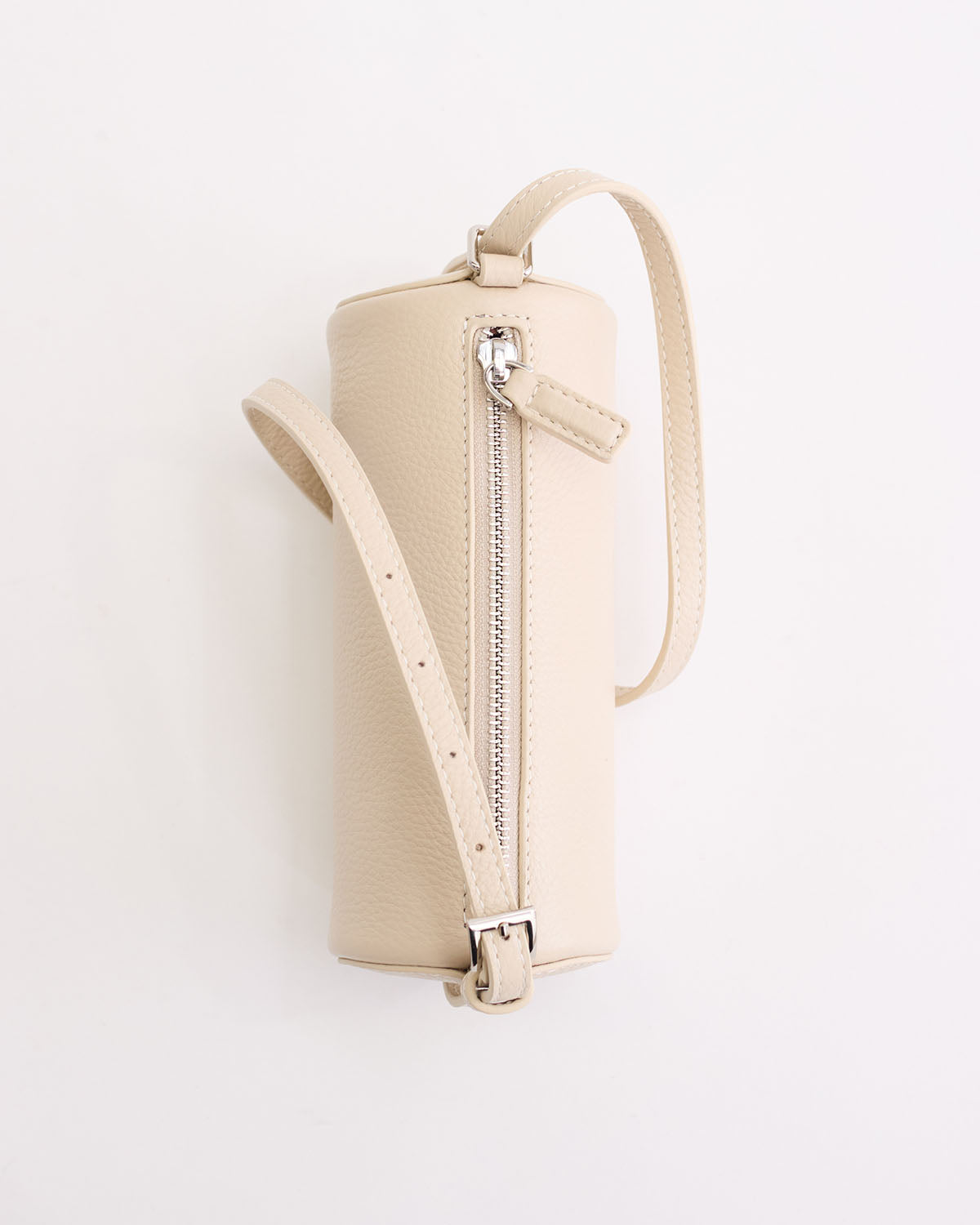 Romy Bag: Oat Pebbled Leather