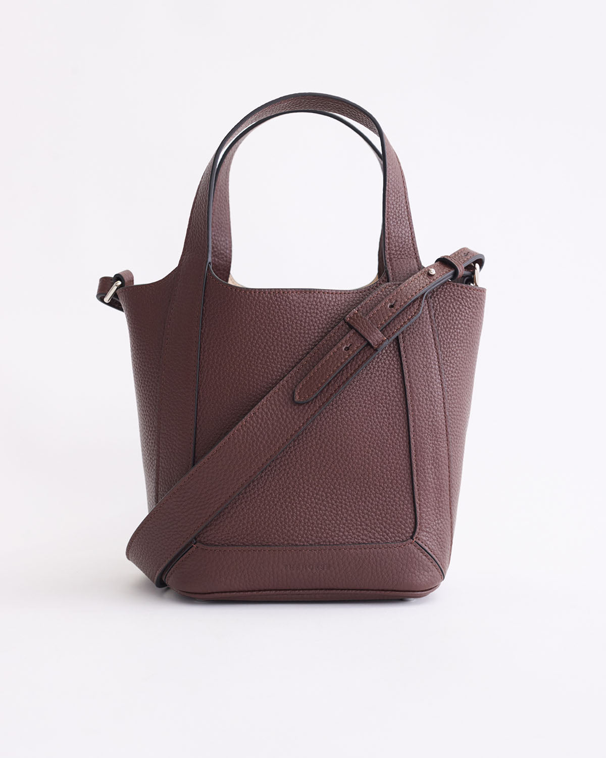 Alexie Tote: Coffee Pebbled Leather