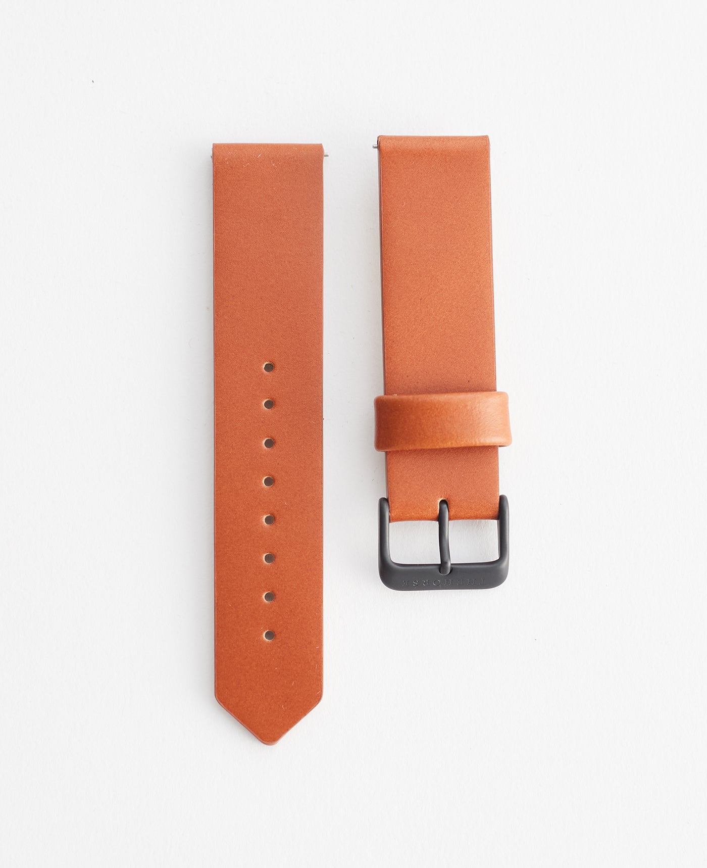ベルト TATIANA Arc Window Leather Belt 18mm 4BTR685 The 18mm Mini Original Watch Strap in Tan Leather / Black