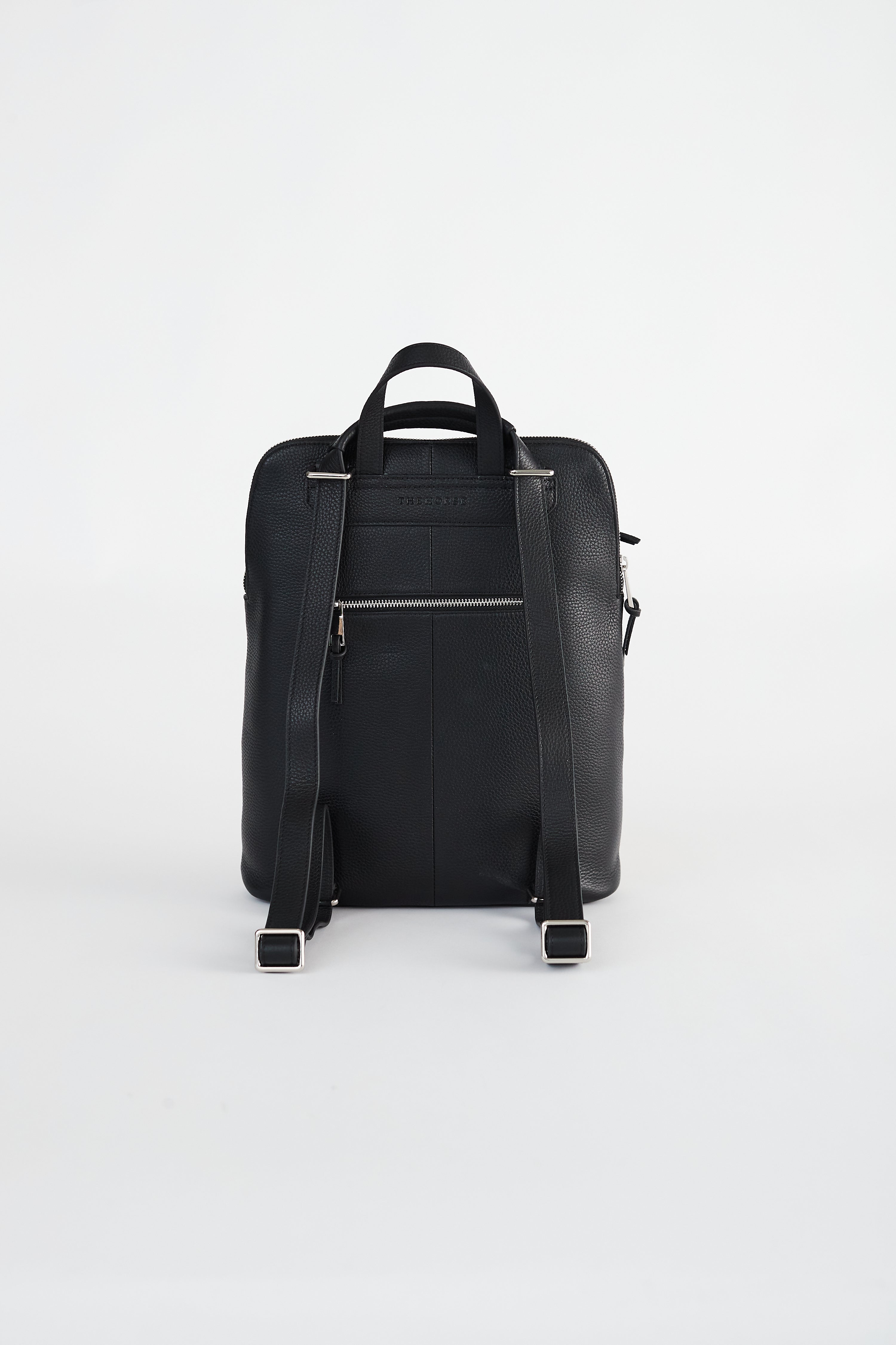 Backpack in Black Leather | The Horse