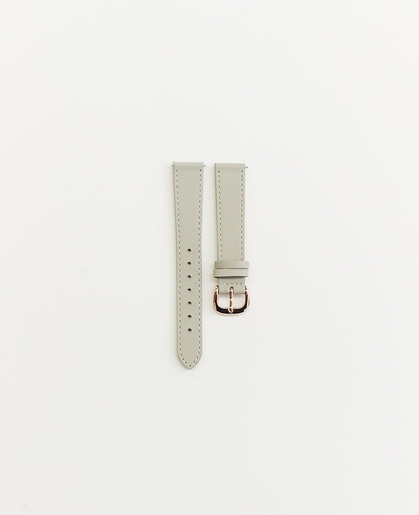 The 16mm Classic Strap: Grey / Rose Gold