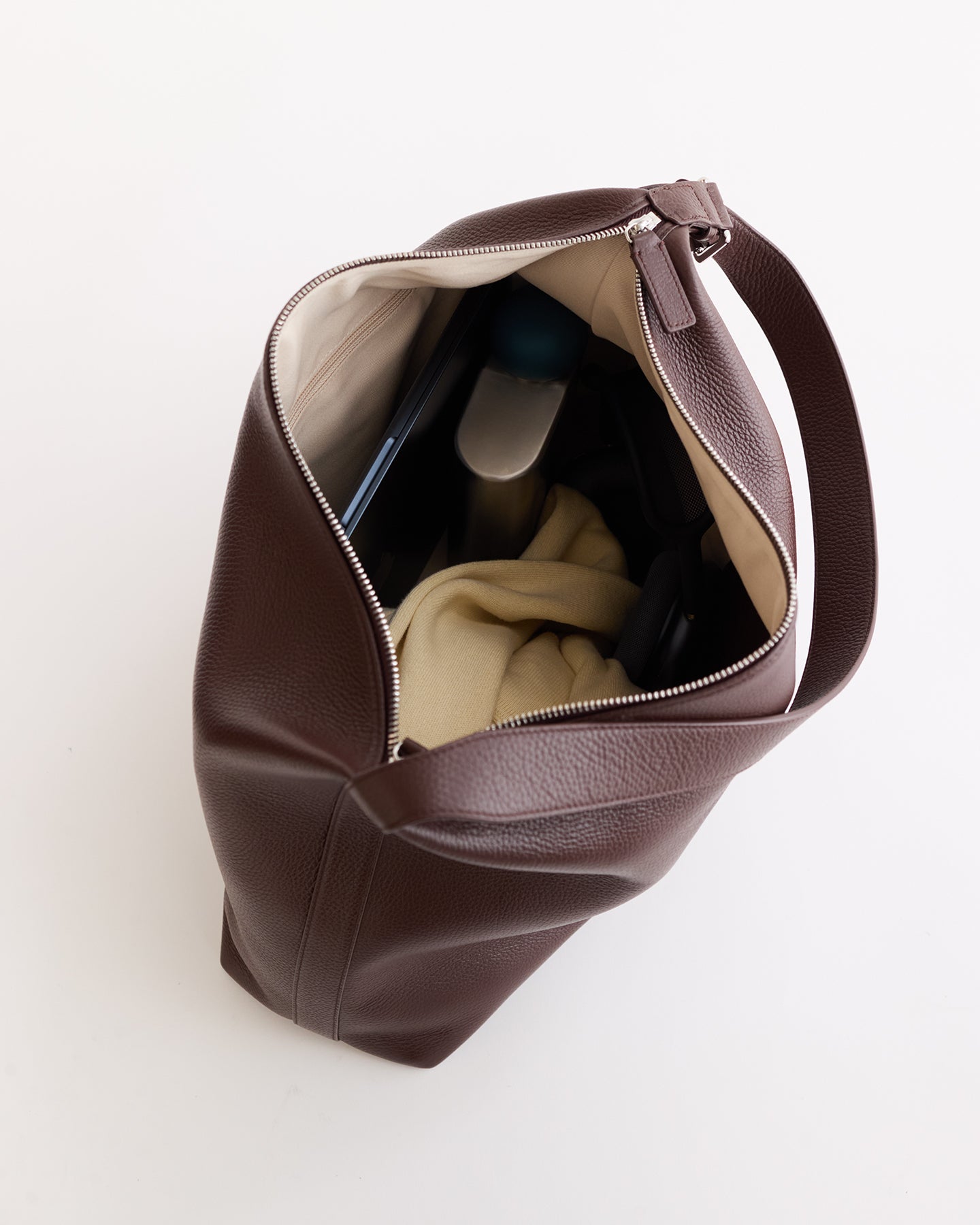 Large Daisy Bag: Coffee