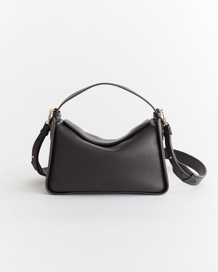 Clementine Bag: Bark with Gold