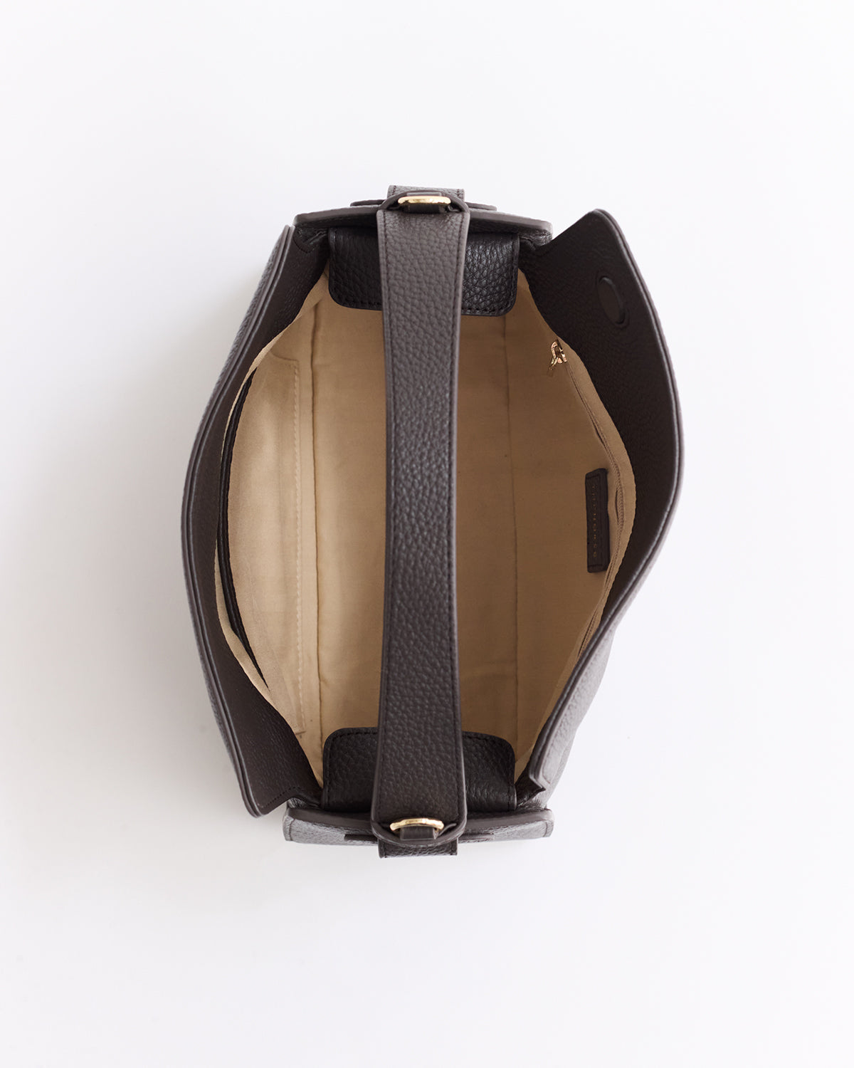 Clementine Bag: Bark with Gold