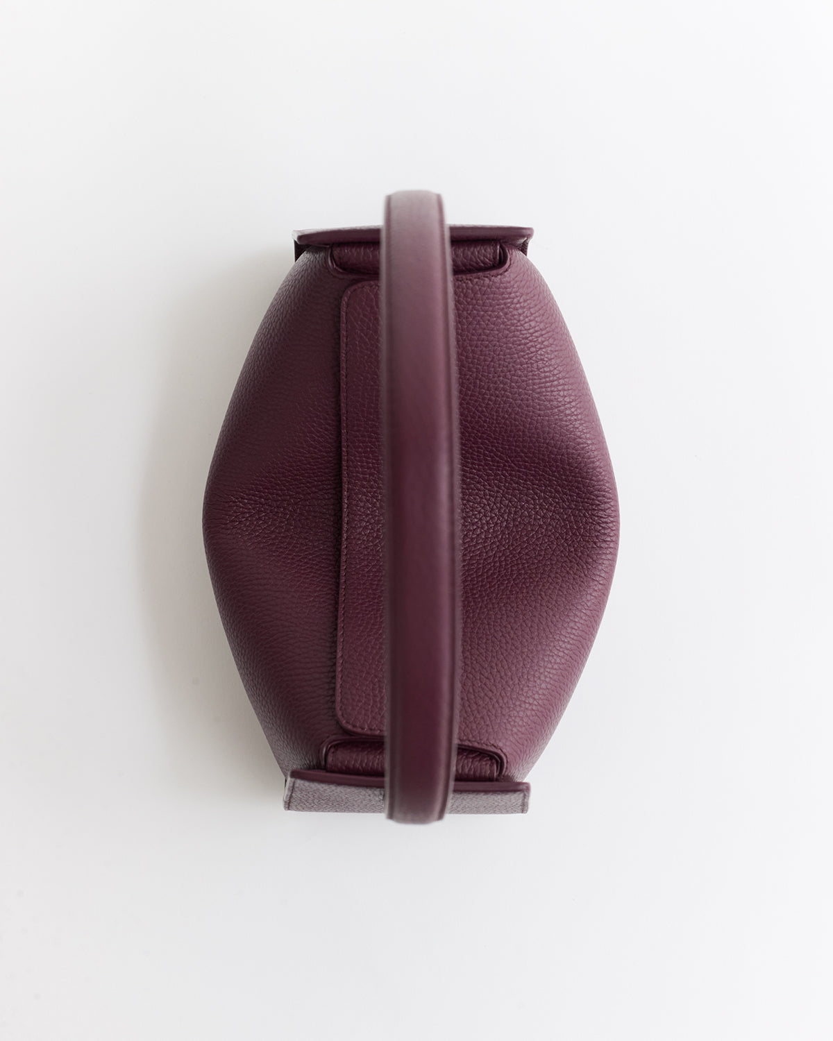 Clementine Shoulder Bag: Plum with Gold