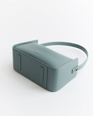 Clementine Shoulder Bag: Bluish Green
