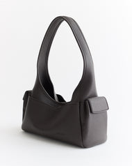 Drew Utility Bag: Bark with Gold