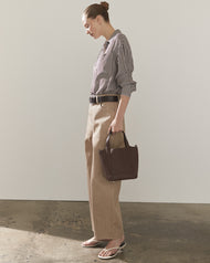 Alexie Tote: Coffee Pebbled Leather