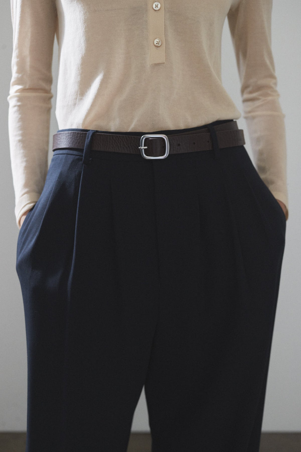 Minimal Belt: Coffee