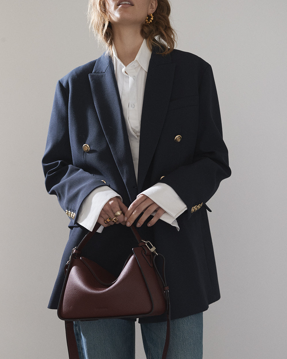 Clementine Bag in Burgundy | The Horse