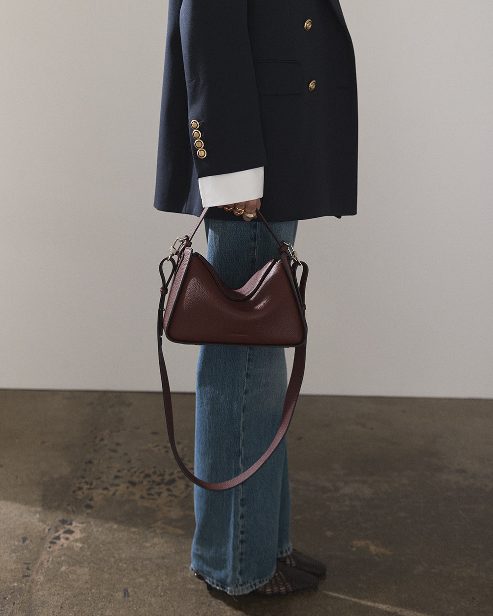 Clementine Bag in Burgundy | The Horse