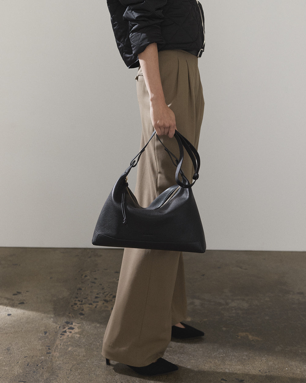Lou Bag: Black Gold