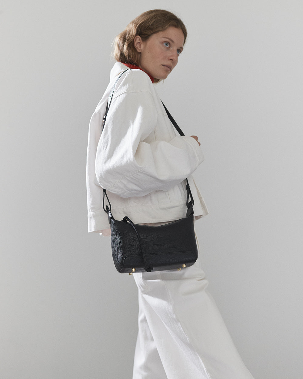 Mini Lou Bag: Black Gold