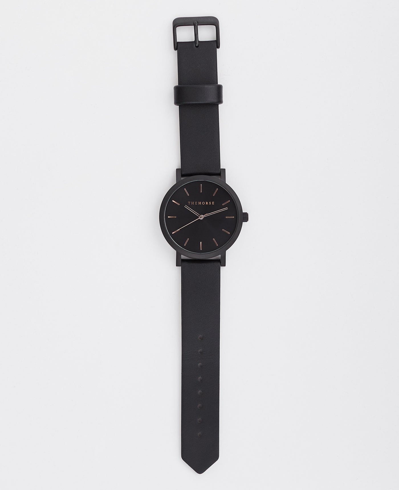 The Original: Matte Black / Black Dial with Rose Gold Indexing