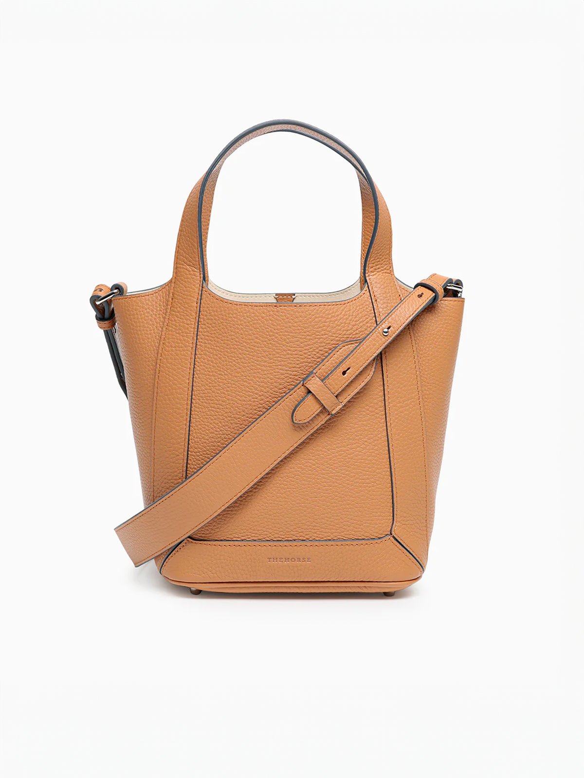 Alexie Tote: Tan Pebbled Leather