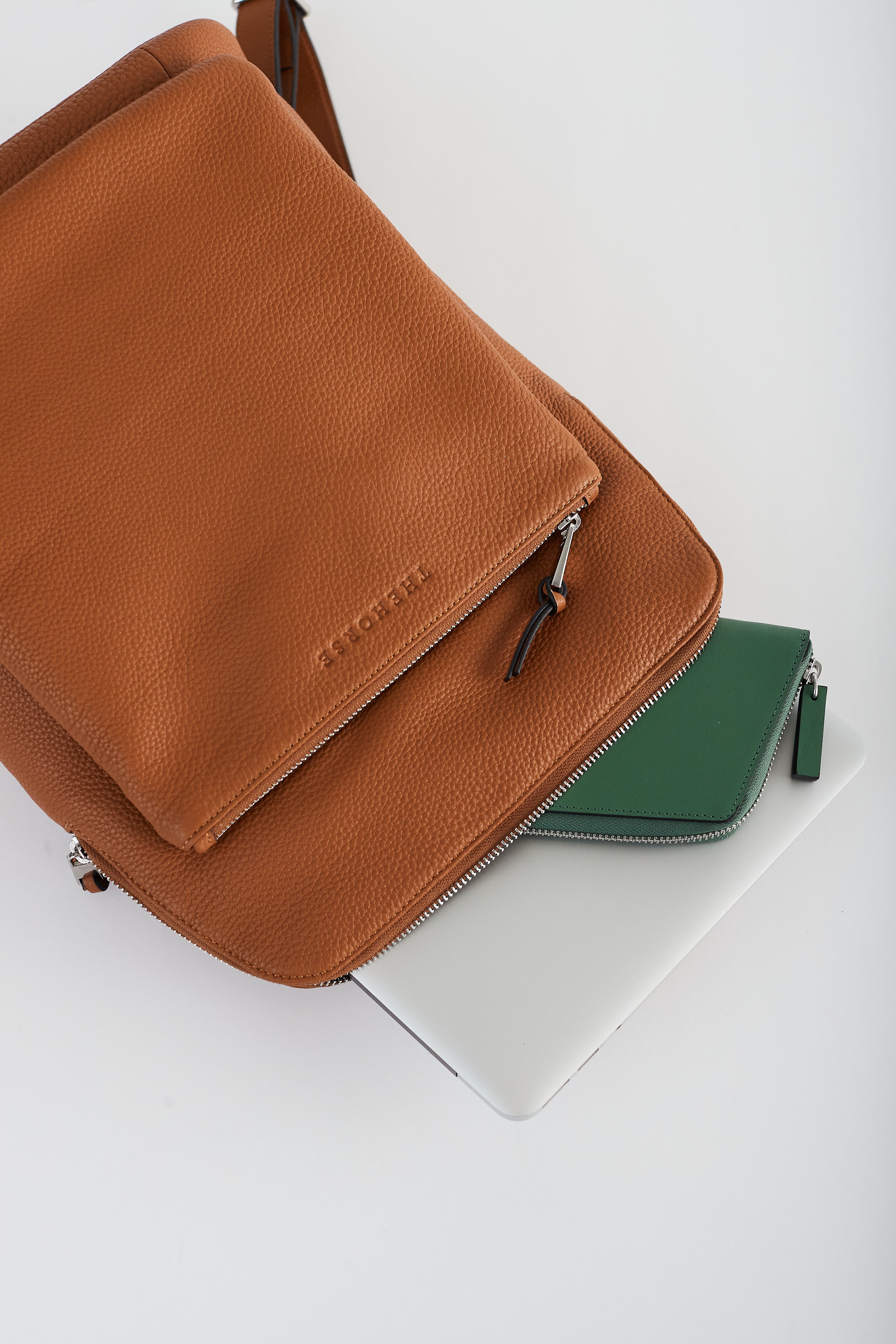 Backpack in Tan Leather | The Horse